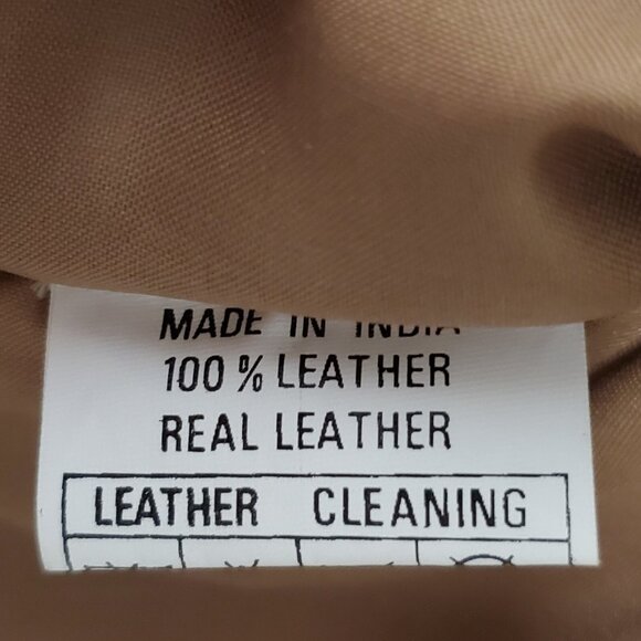 AMERICAN FLIRT Leather Vest  Womens L Tan Suede Quilted Pockets Lined - Picture 5 of 11